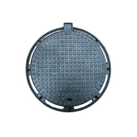 Couvre-regard en fonte ductile noir durable Jingdong D400, vente chaude, fabrication chinoise, taille personnalisée