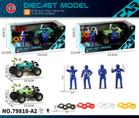 Voiture miniature en alliage moulé sous pression, pneus en caoutchouc, détails réalistes, objet de collection, jouet idéal pour circuit de course et cadeau parfait pour les enfants
