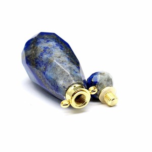 Pendentifs Solitaires en Pierre Naturelle Facettée Coupe Poire Plaqué Or Style Bohème Bijoux Unisexe Cadeau Forme Goutte d'Eau - Product Image 6