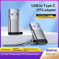 Adaptor OTG Lintas-Batas Tipe-C ke USB 3.0 Yk012 untuk Pengisian Daya & Transfer Data Kabel Data Buatan Cina