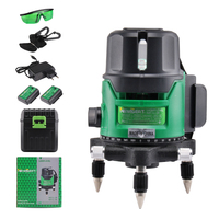 Niveau laser NewBeat, mesure verticale et horizontale, 5 lignes, 6 points, niveau laser vert, rotation à 360°
