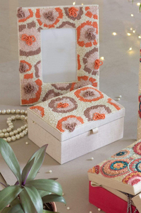 Tùy Chỉnh Bằng Gỗ Thêu Đồ Trang Sức Vòng Lưu Trữ Hộp Tổ Chức Khay Ưa Thích Nhiều Màu Đính Cườm Đồ Trang Sức Bao Bì Hộp Với Logo - Product Image 4