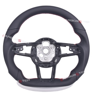 Volant en cuir à bas <span class=keywords><strong>prix</strong></span> en Stock pour <span class=keywords><strong>Audi</strong></span> S5 B8 A5 TTRS B8.5 B7 RS4 A4 B8.5 <span class=keywords><strong>TT</strong></span> Q3 Q5 - Product Image 1