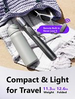LISEN 2026 - Trípode Selfie Stick de 67 Pulgadas con Apertura Automática en 0.01s y Control Remoto para iPhone y Android, Kit de Vlog para Creadores de Contenido