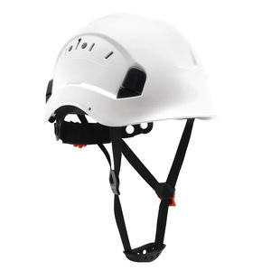 Casco de Seguridad Blanco con Cierre de Trinquete Ajustable para Escalada, Unisex, Transpirable, Resistente a Impactos, Material PC+EPS - Product Image 1