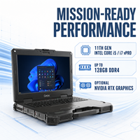 Getac X600 Laptop Robusto da 15,6 Pollici, Workstation per Logistica e Settore Petrolifero e del Gas, Rinforzato con Processore Intel