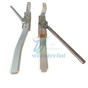 Il ginocchio della gamba ortotica protesica della serratura a molla a cricchetto del produttore fa perno sull'articolazione del ginocchio ortotica dell'attrezzatura di terapia fisica - Product Image 5