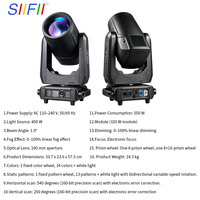 Vente directe d'usine, projecteur LED 400W à tête mobile pour événements, mariages, discothèques, hôtels, clubs, DJ, bars, pubs
