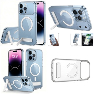 <span class=keywords><strong>Coque</strong></span> magnétique transparente best-seller avec support intégré et protection intégrale pour <span class=keywords><strong>iPhone</strong></span> 17 16 15 14 13 <span class=keywords><strong>12</strong></span> 11 <span class=keywords><strong>Pro</strong></span> <span class=keywords><strong>Max</strong></span> Plus mini - Product Image 1