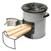 High Performance Hout Saving Rookloze Houtkachel Rocket Kachel