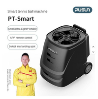 Machine de service intelligente PUSUN PT-SMART pour padel et tennis, avec application et télécommande pour l'entraînement et la pratique