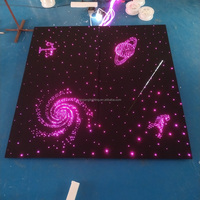 Panneaux de plafond en fibre optique LED RGB faciles à installer, étoiles, ciel nocturne, système de changement d'étoiles, étoiles avec taille et design personnalisés
