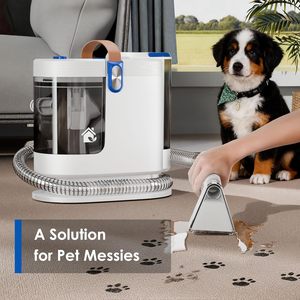 Aspiradora de Mano de 16000pa y 1600ML para el Hogar, Limpiador de Manchas Portátil Húmedo y Seco para Alfombras y Tapicería, Vaporizador de Agua Caliente para Autos - Product Image 1