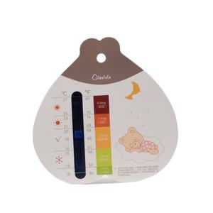 Termômetro de papel personalizado para quarto, cartão com adesivo para medir a temperatura da sala - Product Image 4