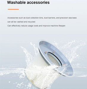 เครื่องดูดฝุ่นอุตสาหกรรมเชิงพาณิชย์ Saperable Tank100L สำหรับทำความสะอาดพื้น กำลังไฟ 3.6 กิโลวัตต์ แรงดันไฟฟ้า 220 โวลต์ เหมาะสำหรับคลังสินค้าและร้านค้า - Product Image 5