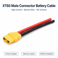 Câble de raccordement électronique personnalisé XT60, assemblage de faisceau de câbles isolés en PVC, longueur sur mesure, OEM/ODM pour batterie LiPo de drone