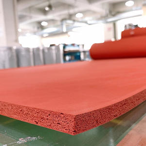 Feuille de <span class=keywords><strong>mousse</strong></span> de silicone hautement élastique, coussin en éponge, performance stable, résistant aux intempéries, amortissement doux, équipement industriel, découpe - Product Image 4