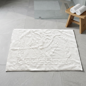 Alfombra de Baño de Alta Calidad, Ecológica, Ligera, Directo de Fábrica, Personalizada, Venta al Por Mayor, Suave, Duradera, Antideslizante, de Algodón, con Diseño Floral - Product Image 2