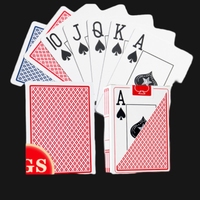 Cartes à jouer noires avec logo personnalisé, impression personnalisée recto-verso, durables, 54 cartes de poker, jeux de cartes amusants
