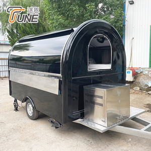 Hot Sale Mini Size Mobile Street Food Truck Round Model Food Trailer with Custom Food Equipped - Product Image 3
