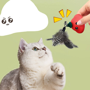 Giocattolo Interattivo a Forma di Fungo per Gatti, Gioco con Erba Gatta, Giocattolo Sicuro e Non Tossico per Gattini - Product Image 2