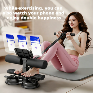 Equipo de Fitness para el Hogar, Asistente para Abdominales con Soporte para Teléfono, Dispositivo Fijo para Pies para Ejercicios Abdominales y Musculares - Product Image 5