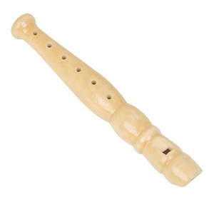 Strumenti Musicali all'Ingrosso Flauto Verticale in <span class=keywords><strong>Legno</strong></span> a 6 Fori Giocattoli Musicali per l'Educazione dei Bambini - Product Image 1
