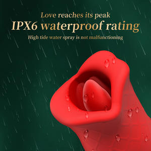 Vibrador Portátil con Estimulación de Clítoris y Pezones, Lengua Vibrante, Resistente al Agua IPX7, Recargable por USB, 10 Modos - Product Image 6