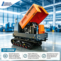 Compresseur d'air à vis portable à moteur diesel pour forage de puits, compresseur d'air à vis portable à moteur diesel à sortie d'air stable
