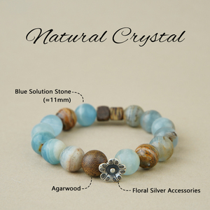 Bracelet unisexe en pierres naturelles et cristaux, style bohème, Amazonite, Opale Jaune, Dragon Vert, Vintage, pour tous les jours, Bracelets fins perlés - Product Image 5