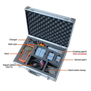 ハンドヘルド下水流量計センサーDN50 DN100海水用超音波ポータブル流量計 - Product Image 6