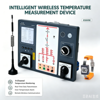 EASTSONG ES505E-9 Unidad Central Inalámbrica Inteligente para Medición de 9 Puntos, Medición de Potencia Completa, Modbus RS485 -30~+125 5A/1A 100V