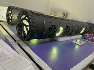 Loa thanh điều khiển từ xa cho xe golf ngoài trời, loa USB 12V, kết nối BT, 6 loa, chống nước, có đèn LED, 27 inch - Product Image 4