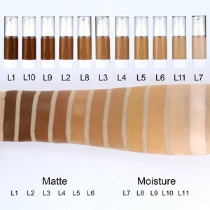 Base Hidratante para Maquiagem Profissional com Acabamento Fosco, Creme Corretor Líquido à Prova d'Água, Cosmético de Marca - Product Image 3
