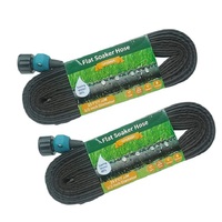 Tuyau d'irrigation goutte à goutte flexible de 25FT 50FT pour jardin, pelouse et parterres de fleurs
