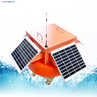 Boya de Calidad de Agua para Embalses No Tripulada con Sonda Óptica de Turbidez y Medidor de Sólidos Suspendidos Equipada con Panel Solar de 60W