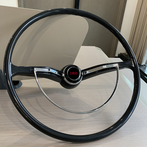 Tiypeor ชิ้นส่วนคลาสสิกสีขาวและสีดำ volante Retro พวงมาลัยด้วง<span class=keywords><strong>1966</strong></span> 1969คลาสสิก <span class=keywords><strong>karmann</strong></span> <span class=keywords><strong>Ghia</strong></span> - Product Image 2