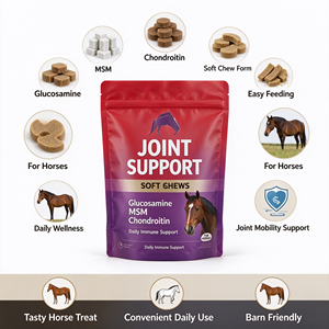 Joint Support Supplement Soft Chews <strong>for</strong> <strong>Horses</strong> Joint Comfort Immune Support <strong>Glucosamine</strong> MSM Chondroitin Soft Chews OEM - Product Image 2