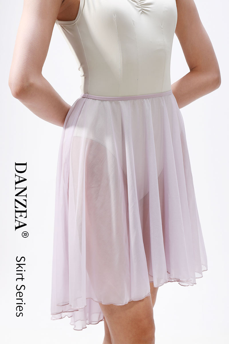 [sea fog purple] narrow waist dress