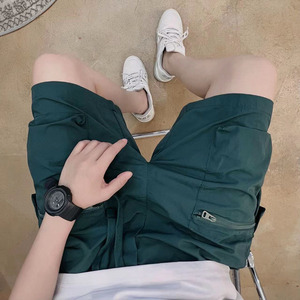Pantalones Cortos Casuales de Verano para <span class=keywords><strong>Hombre</strong></span>, Pantalones Cortos Cargo Ligeros, Multibolsillos, de Secado Rápido, para Senderismo al Aire Libre, Pantalones Cortos Masculinos - Product Image 3
