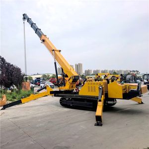 High-Performance Diesel Electric Power Spider <b>Crane</b> 10 Ton Mini Crawler <b>Remote</b> <b>Control</b> Tracked Spider <b>Crane</b> - Product Image 1