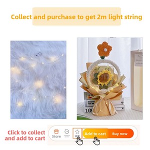 2025 nuevo ramo de lana de punto de girasol terminado de graduación hecho a mano creativo cumpleaños entrada de la escuela secundaria examen Ritual - Product Image 4