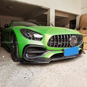 ลิ้นหน้าคาร์บอนไฟเบอร์ทรง RZ สำหรับกันชนหน้ารถเบนซ์ AMG GT GTS GTC - Product Image 6