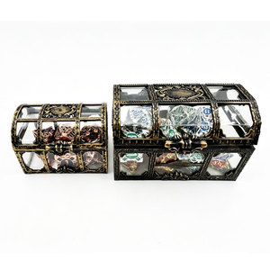 Caja de Dados Portátil Mini de Acrílico para DND, Caja de Dados Transparente de Acrílico con Cierre a Presión, Accesorio para Juegos de Mesa RPG, Viajes y Campamento al Aire Libre - Product Image 3