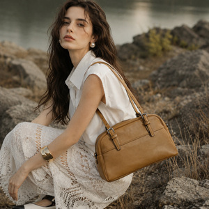Bolso de Cuero Genuino Estilo Vintage para Mujer, Bolso de Mano de Gran Capacidad, Nuevo en Fábrica - Product Image 4