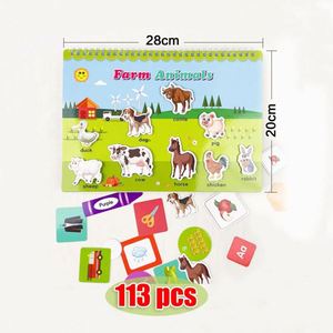 Libro de Actividades para Niños en Edad Preescolar, con Pegatinas para Pegar, Educación Temprana, Libro Silencioso - Product Image 5