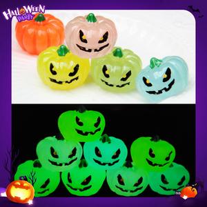 2025 New <b>Product</b> 3D Luminous Halloween Cute Pumpkin Ornament DIY Simulation Jewelry Accessories - Product Image 2