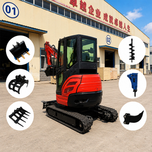 Envío Gratis: Excavadora de 3.5 Toneladas con Motor EPA, Mini Excavadora Agrícola de 1 a 2.5 Toneladas, Precios de Mini Excavadoras de Orugas, Excavadora China - Product Image 1