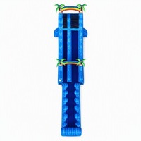 Toboggan aquatique gonflable Wave Runner de 22 pieds pour les fêtes au bord de la piscine et les jeux aquatiques en plein air