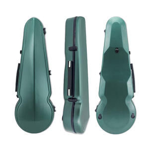 Venta caliente Premium Ultralight Carbon Fiber Frosted Green Shoulder <span class=keywords><strong>Viola</strong></span> Case - Product Image 1